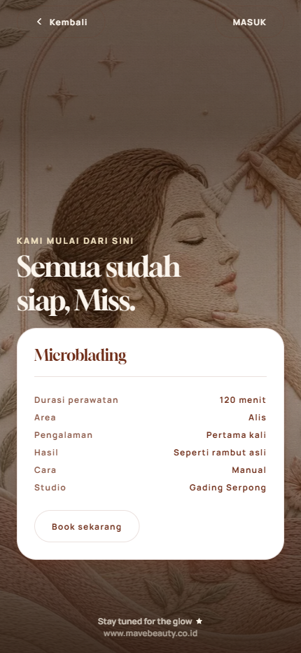 MAVE Native App: Your personal recommendation